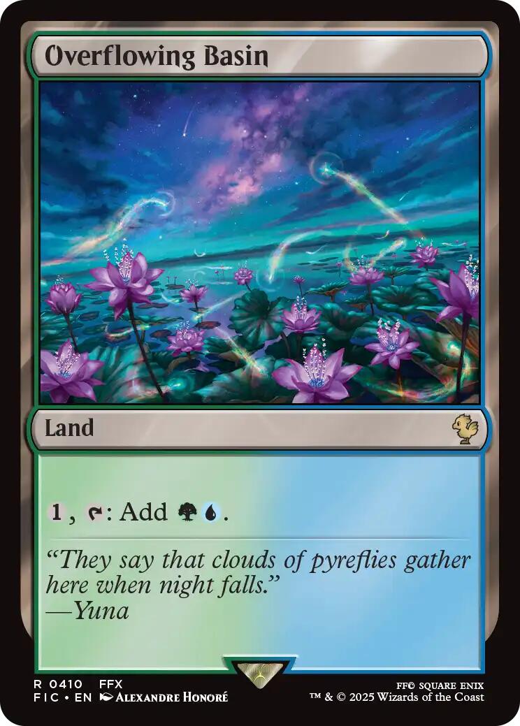 Overflowing Basin (Surge Foil) [FINAL FANTASY Commander] | Clutch Gaming