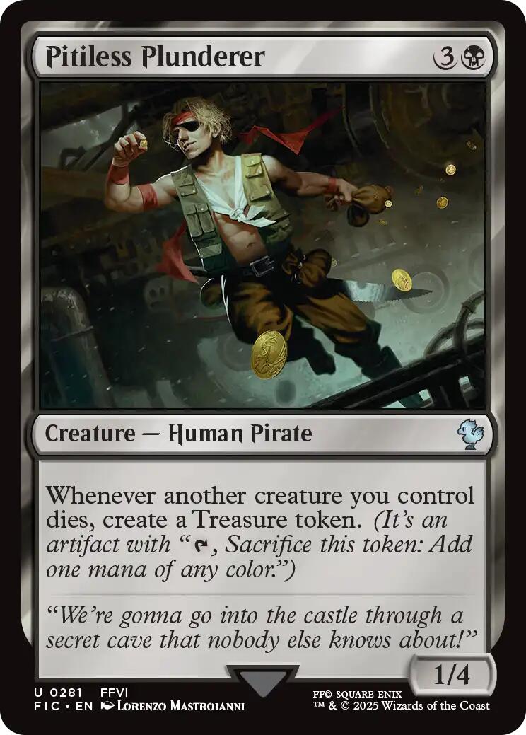 Pitiless Plunderer (Surge Foil) [FINAL FANTASY Commander] | Clutch Gaming