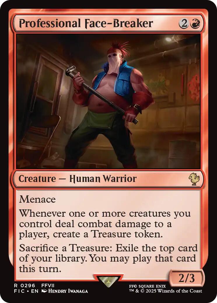 Professional Face-Breaker (Surge Foil) [FINAL FANTASY Commander] | Clutch Gaming