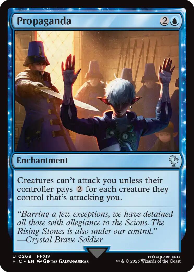 Propaganda (Surge Foil) [FINAL FANTASY Commander] | Clutch Gaming