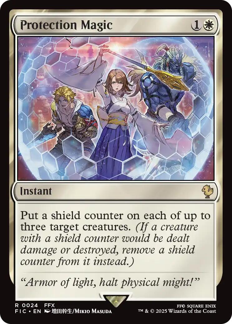 Protection Magic (Surge Foil) [FINAL FANTASY Commander] | Clutch Gaming