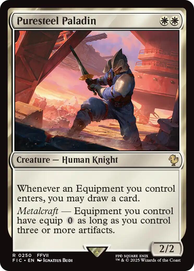 Puresteel Paladin (Surge Foil) [FINAL FANTASY Commander] | Clutch Gaming