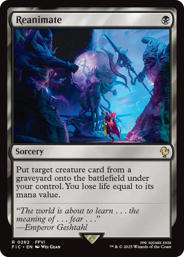 Reanimate (Surge Foil) [FINAL FANTASY Commander] | Clutch Gaming