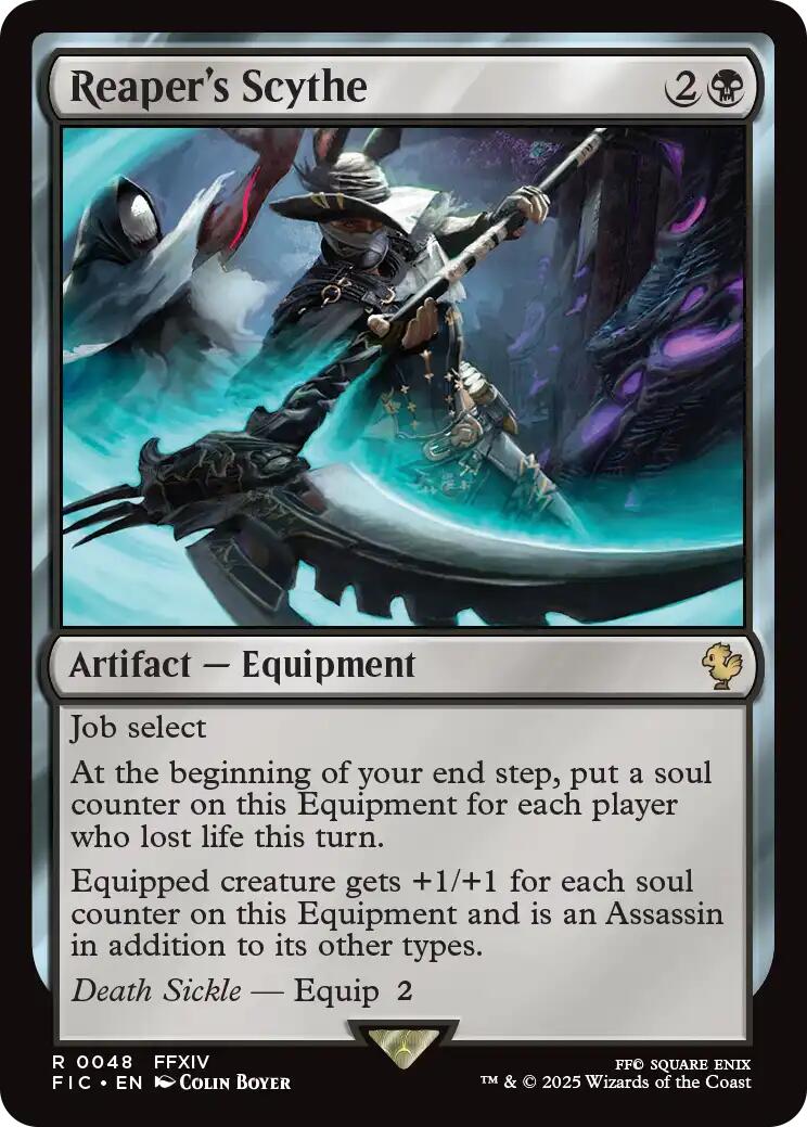 Reaper's Scythe (Surge Foil) [FINAL FANTASY Commander] | Clutch Gaming