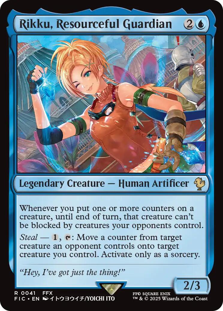 Rikku, Resourceful Guardian (Surge Foil) [FINAL FANTASY Commander] | Clutch Gaming