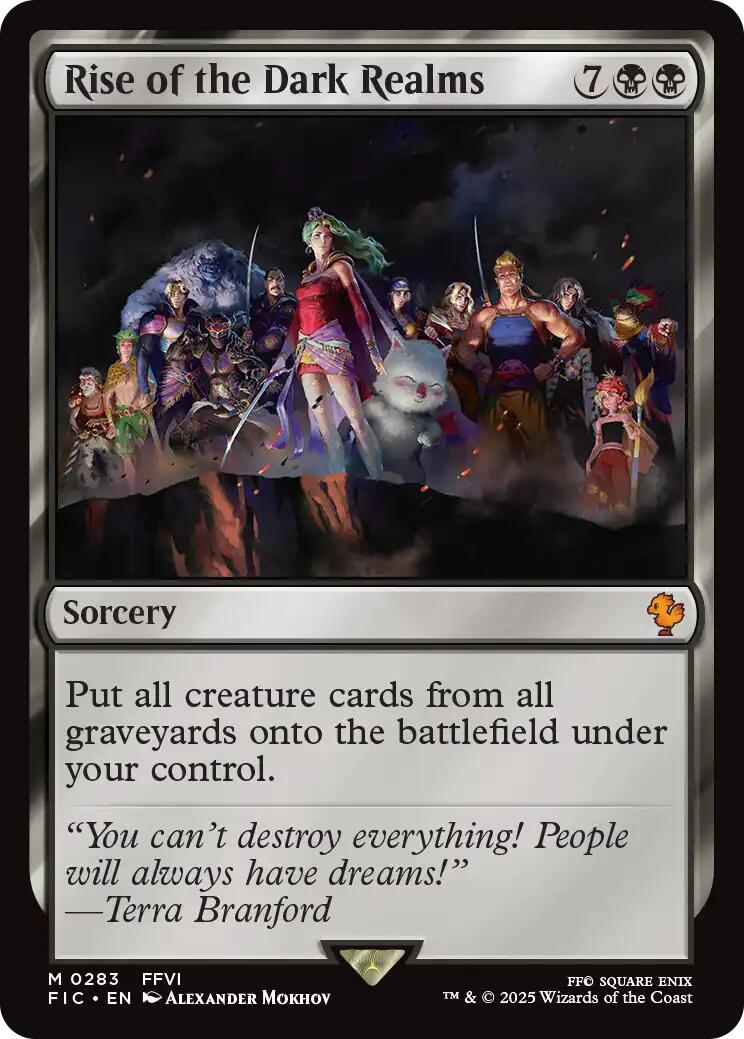 Rise of the Dark Realms (Surge Foil) [FINAL FANTASY Commander] | Clutch Gaming