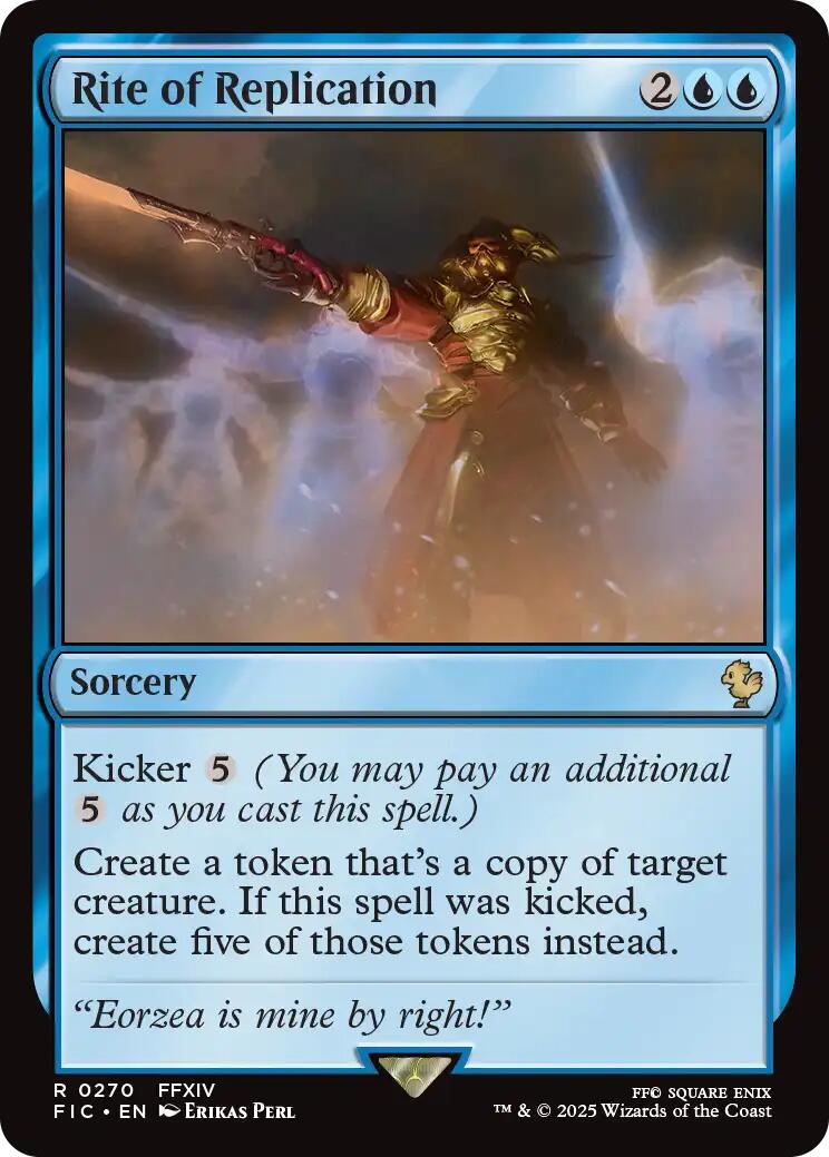 Rite of Replication (Surge Foil) [FINAL FANTASY Commander] | Clutch Gaming