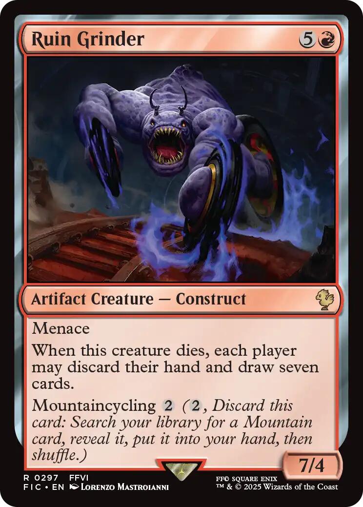 Ruin Grinder (Surge Foil) [FINAL FANTASY Commander] | Clutch Gaming