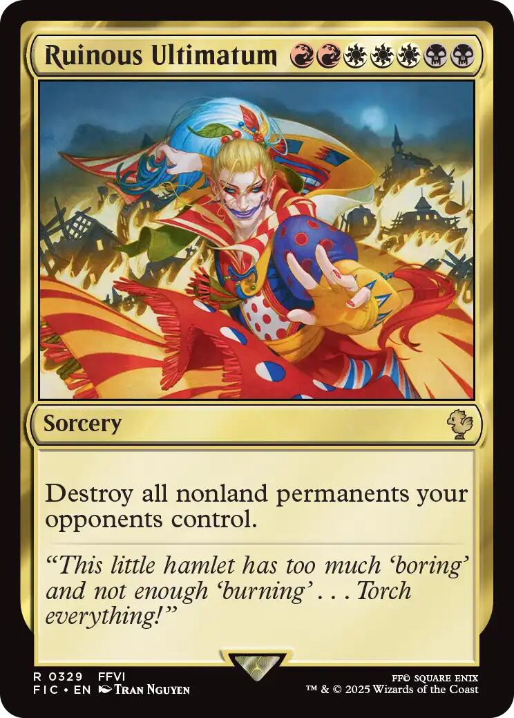 Ruinous Ultimatum (Surge Foil) [FINAL FANTASY Commander] | Clutch Gaming