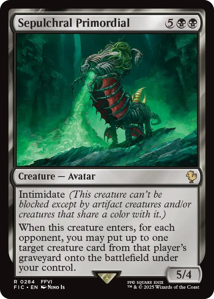 Sepulchral Primordial (Surge Foil) [FINAL FANTASY Commander] | Clutch Gaming