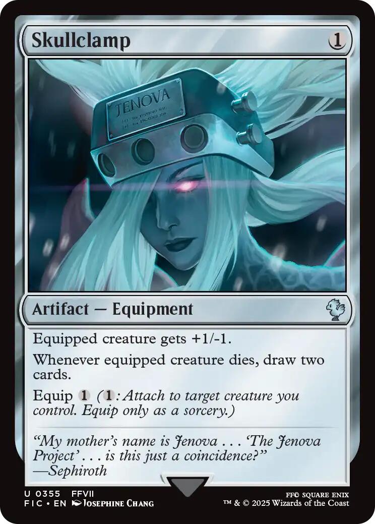 Skullclamp (Surge Foil) [FINAL FANTASY Commander] | Clutch Gaming