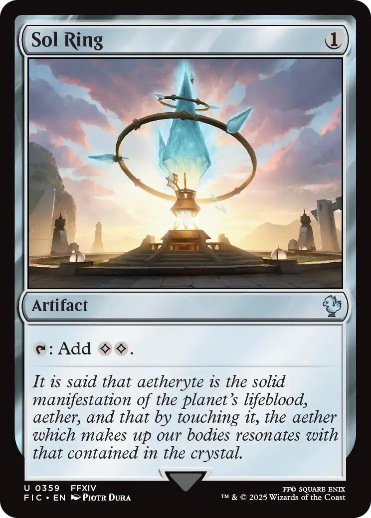 Sol Ring (0359) (Surge Foil) [FINAL FANTASY Commander] | Clutch Gaming