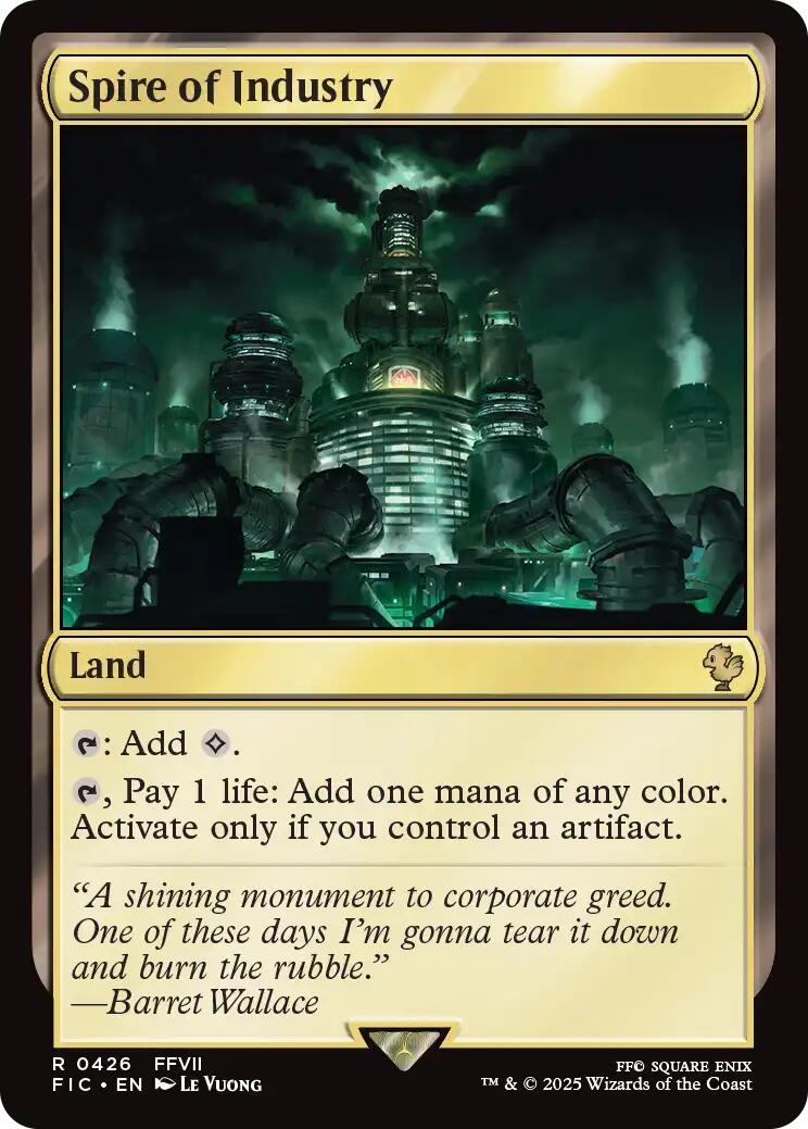 Spire of Industry (Surge Foil) [FINAL FANTASY Commander] | Clutch Gaming