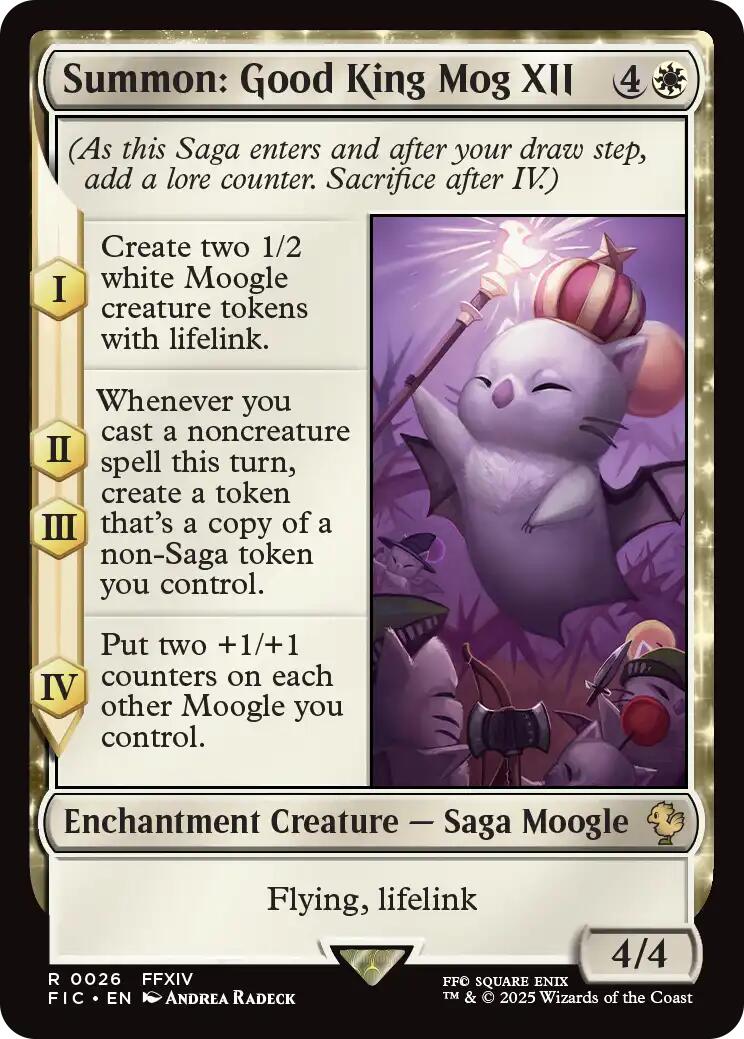 Summon: Good King Mog XII (Surge Foil) [FINAL FANTASY Commander] | Clutch Gaming