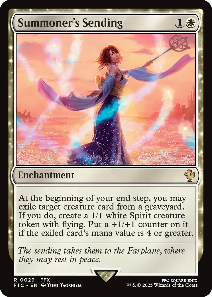 Summoner's Sending (Surge Foil) [FINAL FANTASY Commander] | Clutch Gaming