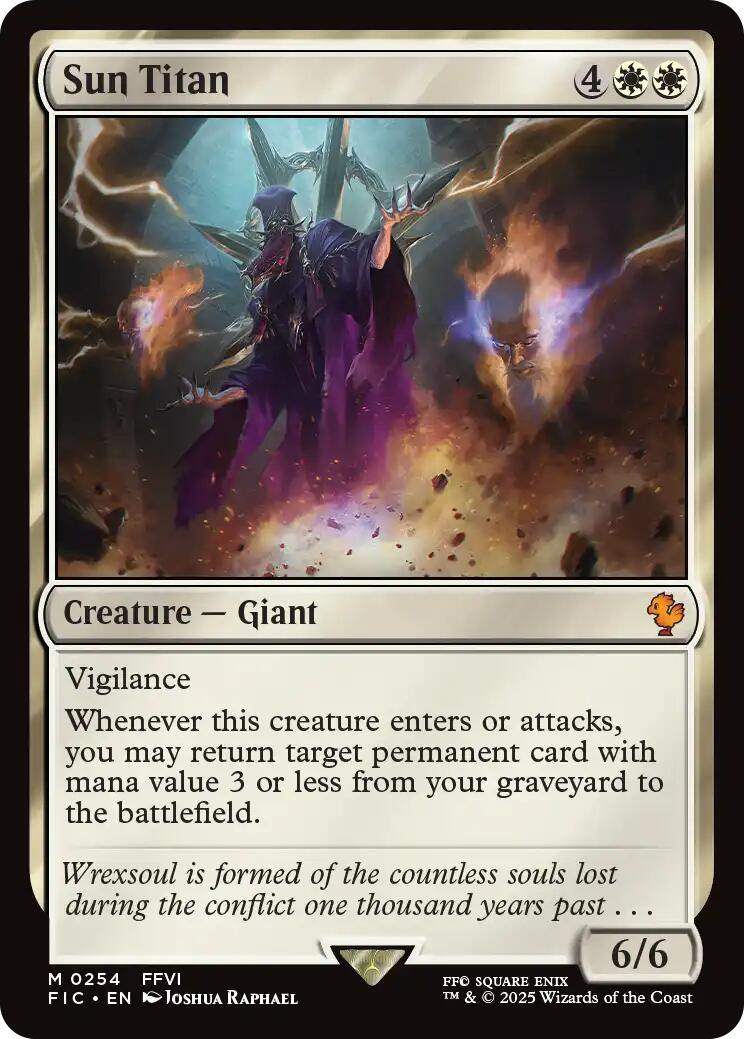 Sun Titan (Surge Foil) [FINAL FANTASY Commander] | Clutch Gaming