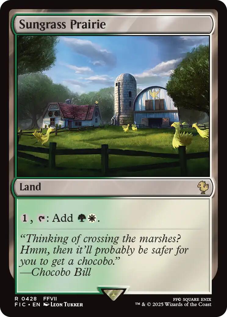 Sungrass Prairie (Surge Foil) [FINAL FANTASY Commander] | Clutch Gaming