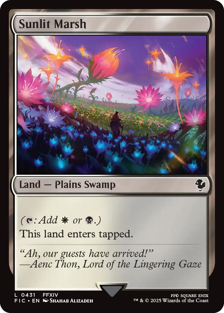 Sunlit Marsh (Surge Foil) [FINAL FANTASY Commander] | Clutch Gaming