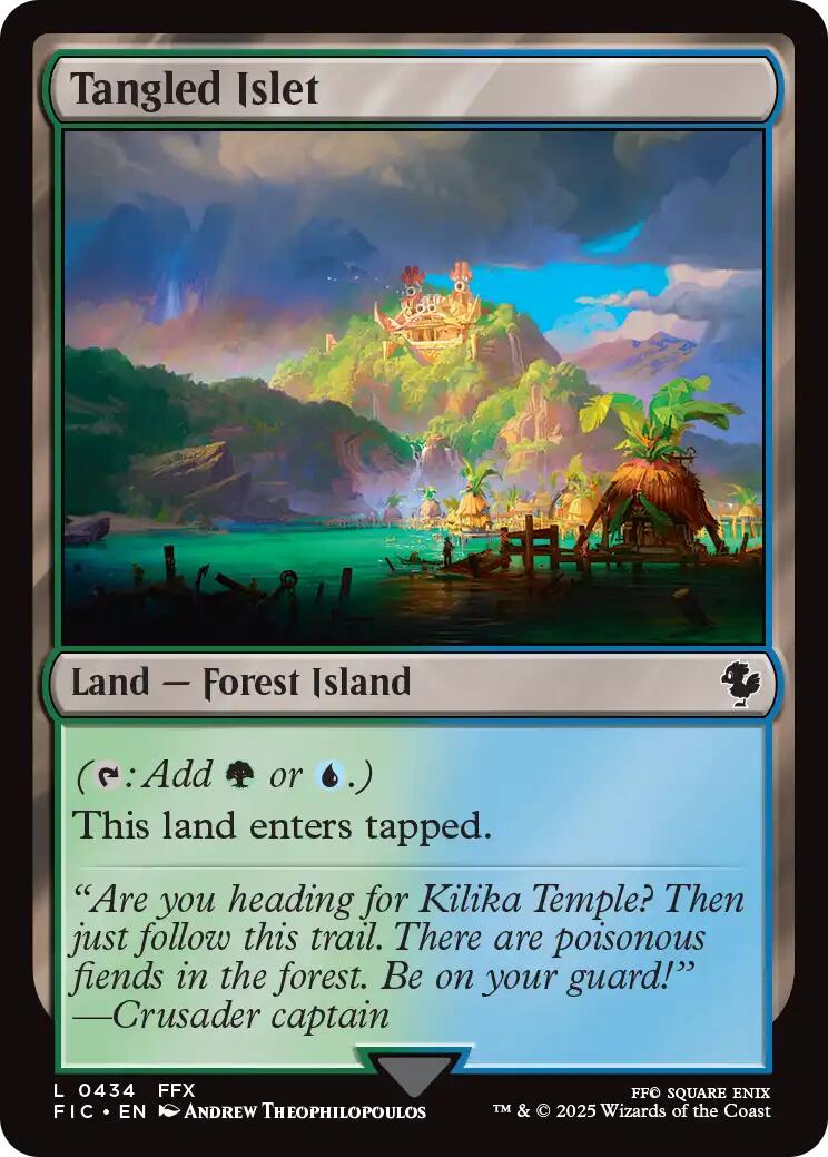 Tangled Islet (Surge Foil) [FINAL FANTASY Commander] | Clutch Gaming