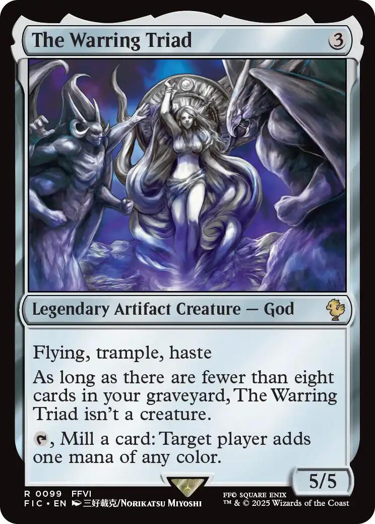 The Warring Triad (Surge Foil) [FINAL FANTASY Commander] | Clutch Gaming