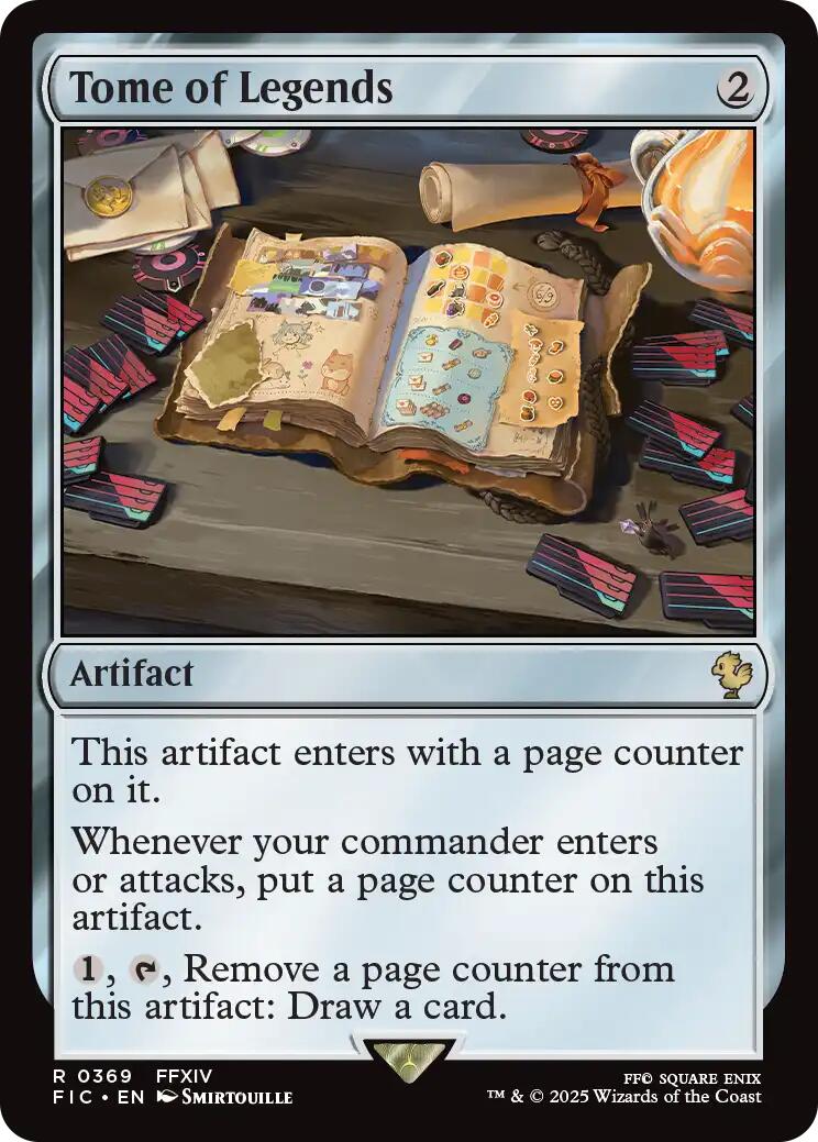 Tome of Legends (Surge Foil) [FINAL FANTASY Commander] | Clutch Gaming