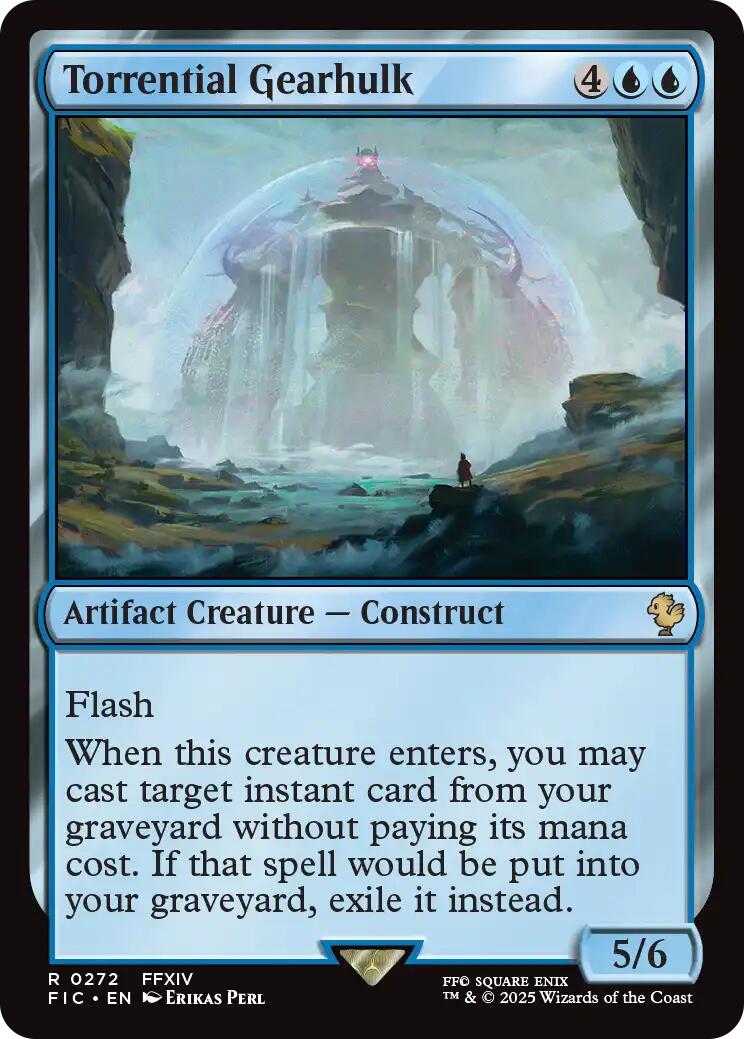 Torrential Gearhulk (Surge Foil) [FINAL FANTASY Commander] | Clutch Gaming