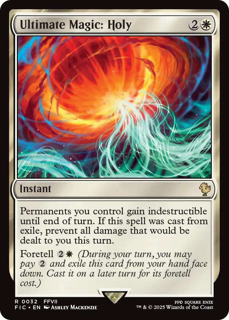 Ultimate Magic: Holy (Surge Foil) [FINAL FANTASY Commander] | Clutch Gaming