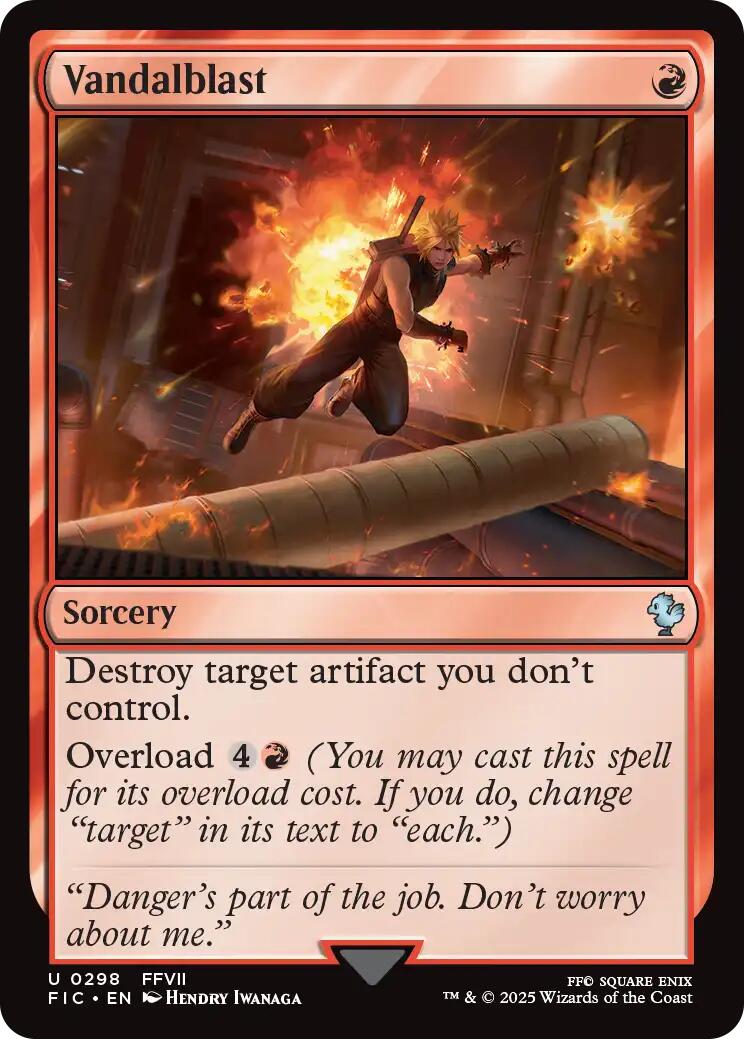 Vandalblast (Surge Foil) [FINAL FANTASY Commander] | Clutch Gaming