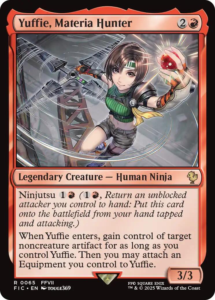 Yuffie, Materia Hunter (Surge Foil) [FINAL FANTASY Commander] | Clutch Gaming