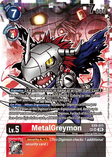 MetalGreymon [EX9-011] (SP) [Versus Monsters] | Clutch Gaming