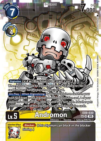 Andromon [EX9-030] (SP) [Versus Monsters] | Clutch Gaming