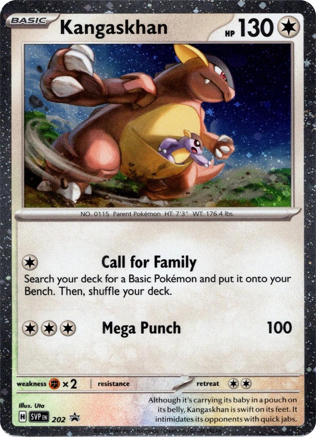 Kangaskhan (202) (Cosmos Holo) [Scarlet & Violet: Black Star Promos] | Clutch Gaming