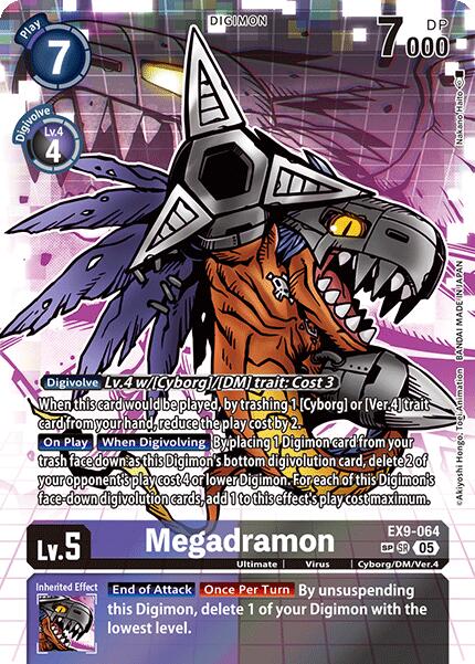 Megadramon [EX9-064] (SP) [Versus Monsters] | Clutch Gaming
