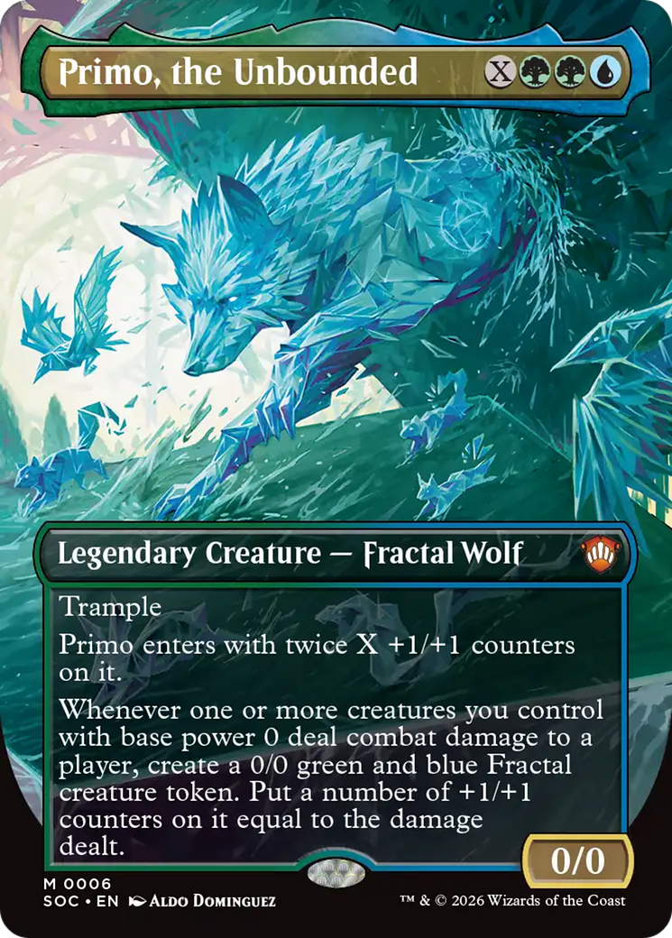 Primo, the Unbounded (Borderless) [Secrets of Strixhaven Commander] | Clutch Gaming