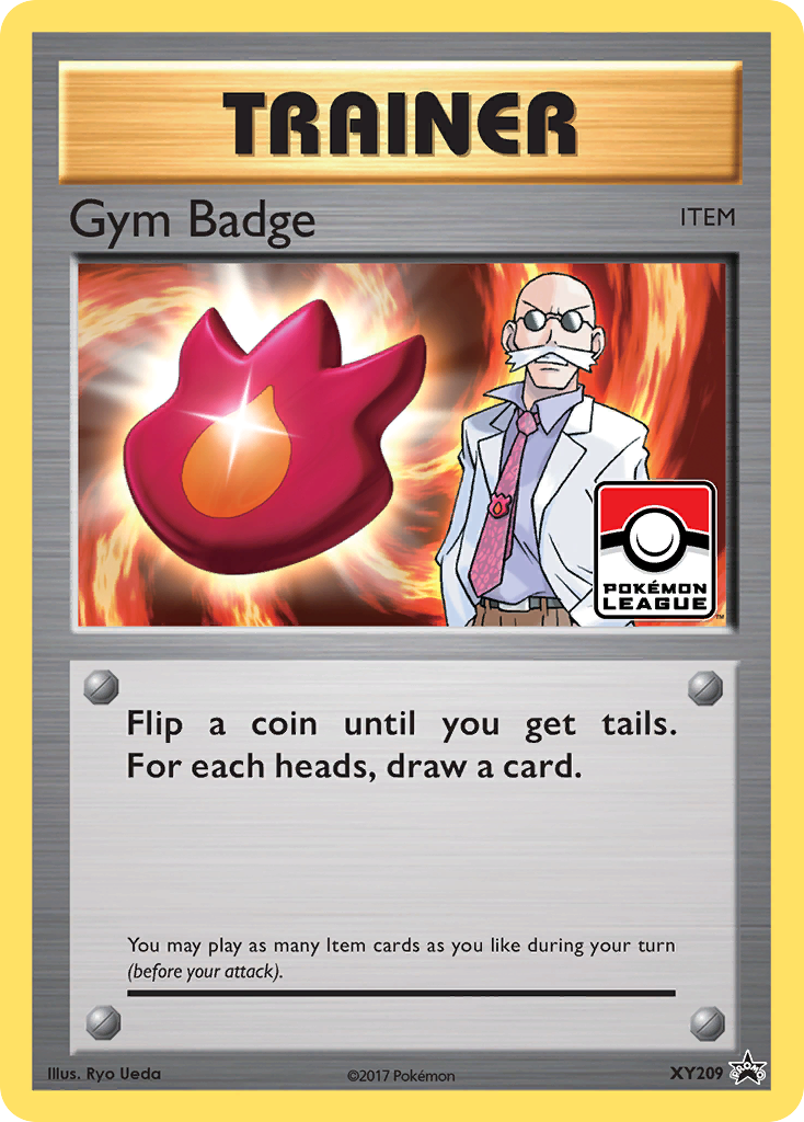 Gym Badge (XY209) (Blaine) [XY: Black Star Promos] | Clutch Gaming