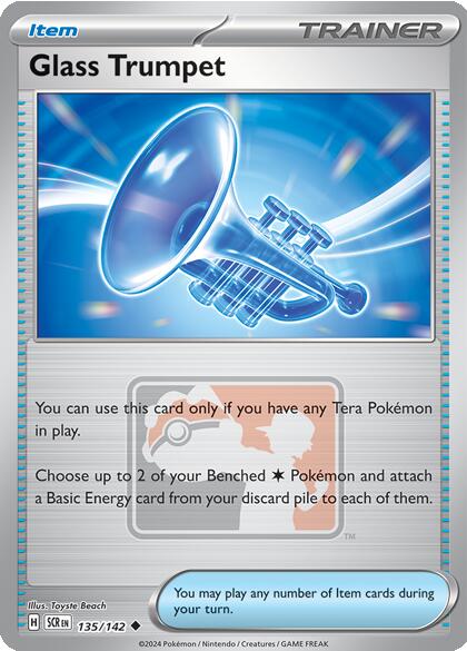 Glass Trumpet (135/142) [League & Championship Cards] | Clutch Gaming