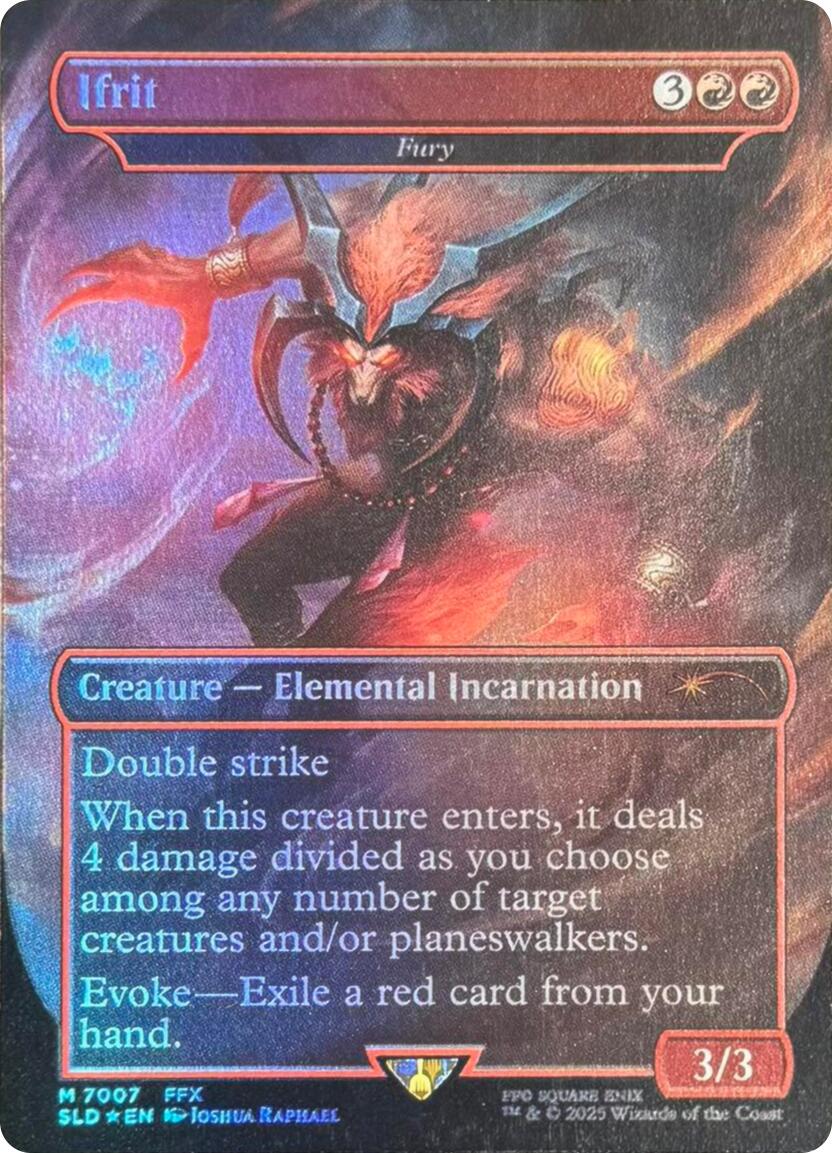 Ifrit - Fury (Rainbow Foil) [Secret Lair Drop Series] | Clutch Gaming