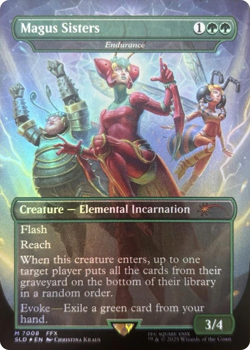 Magus Sisters - Endurance (Rainbow Foil) [Secret Lair Drop Series] | Clutch Gaming