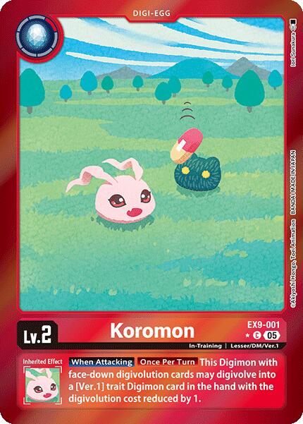 Koromon [EX9-001] (Limited Foil) [Versus Monsters] | Clutch Gaming