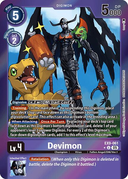 Devimon [EX9-061] (Limited Foil) [Versus Monsters] | Clutch Gaming