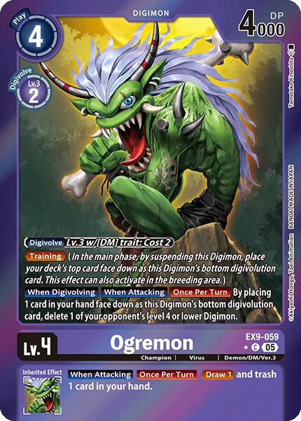 Ogremon [EX9-059] (Limited Foil) [Versus Monsters] | Clutch Gaming
