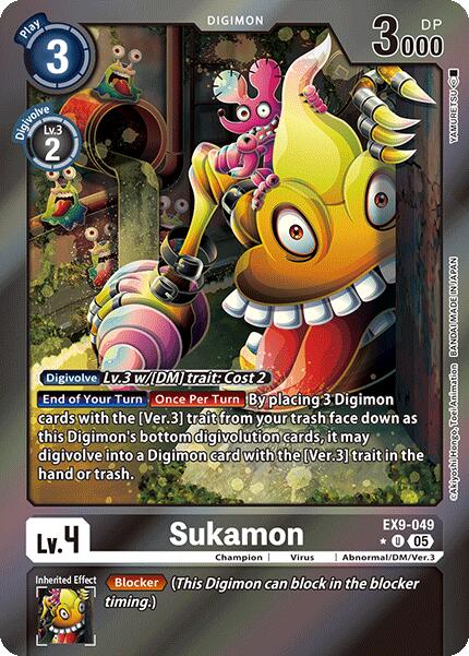 Sukamon [EX9-049] (Limited Foil) [Versus Monsters] | Clutch Gaming