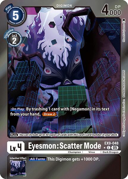 Eyesmon: Scatter Mode [EX9-048] (Limited Foil) [Versus Monsters] | Clutch Gaming