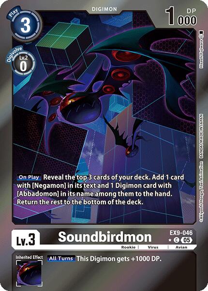 Soundbirdmon [EX9-046] (Limited Foil) [Versus Monsters] | Clutch Gaming