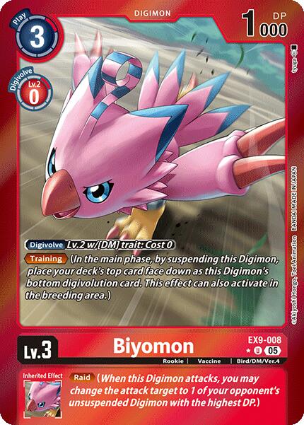 Biyomon [EX9-008] (Limited Foil) [Versus Monsters] | Clutch Gaming