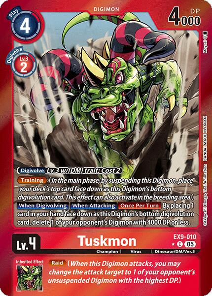 Tuskmon [EX9-010] (Limited Foil) [Versus Monsters] | Clutch Gaming