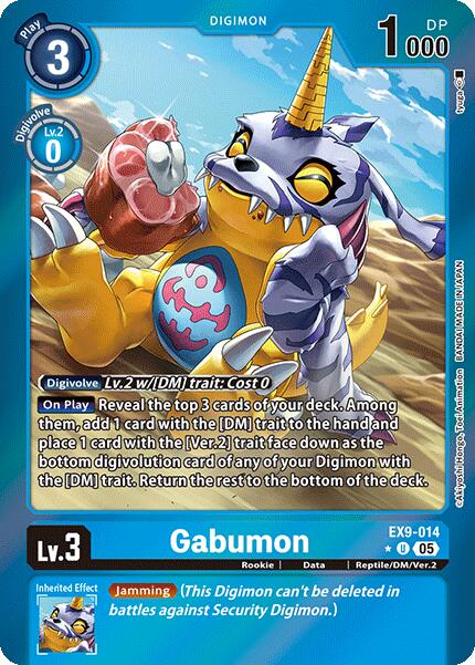 Gabumon [EX9-014] (Limited Foil) [Versus Monsters] | Clutch Gaming
