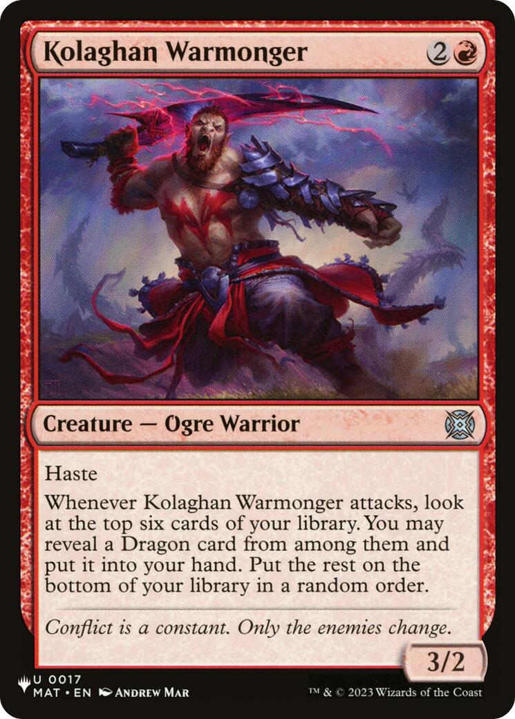 Kolaghan Warmonger [The List] | Clutch Gaming