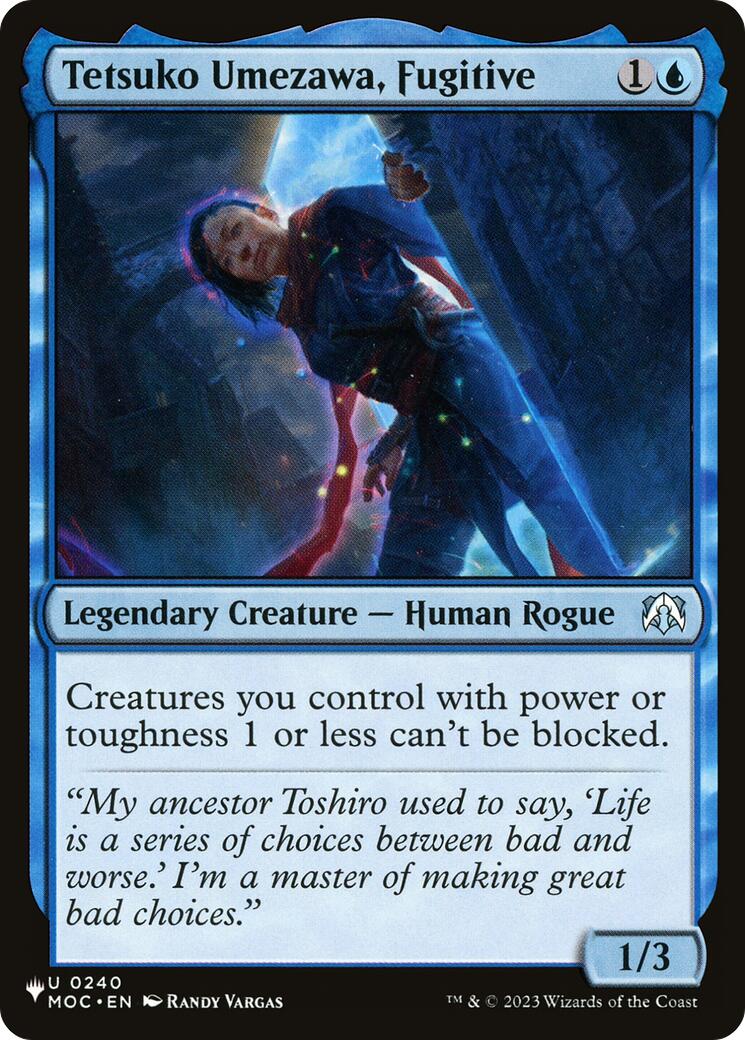 Tetsuko Umezawa, Fugitive (MOC) [The List] | Clutch Gaming