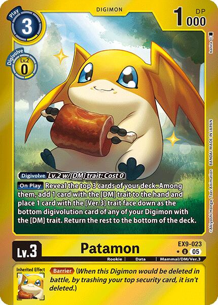 Patamon [EX9-023] (Limited Foil) [Versus Monsters] | Clutch Gaming
